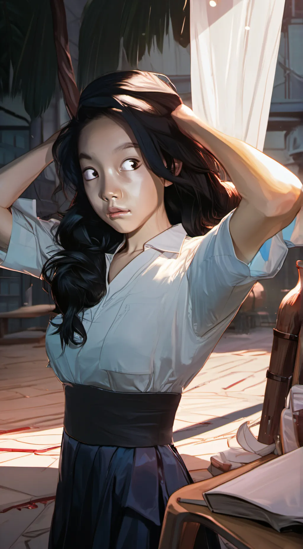 ai character: marle background