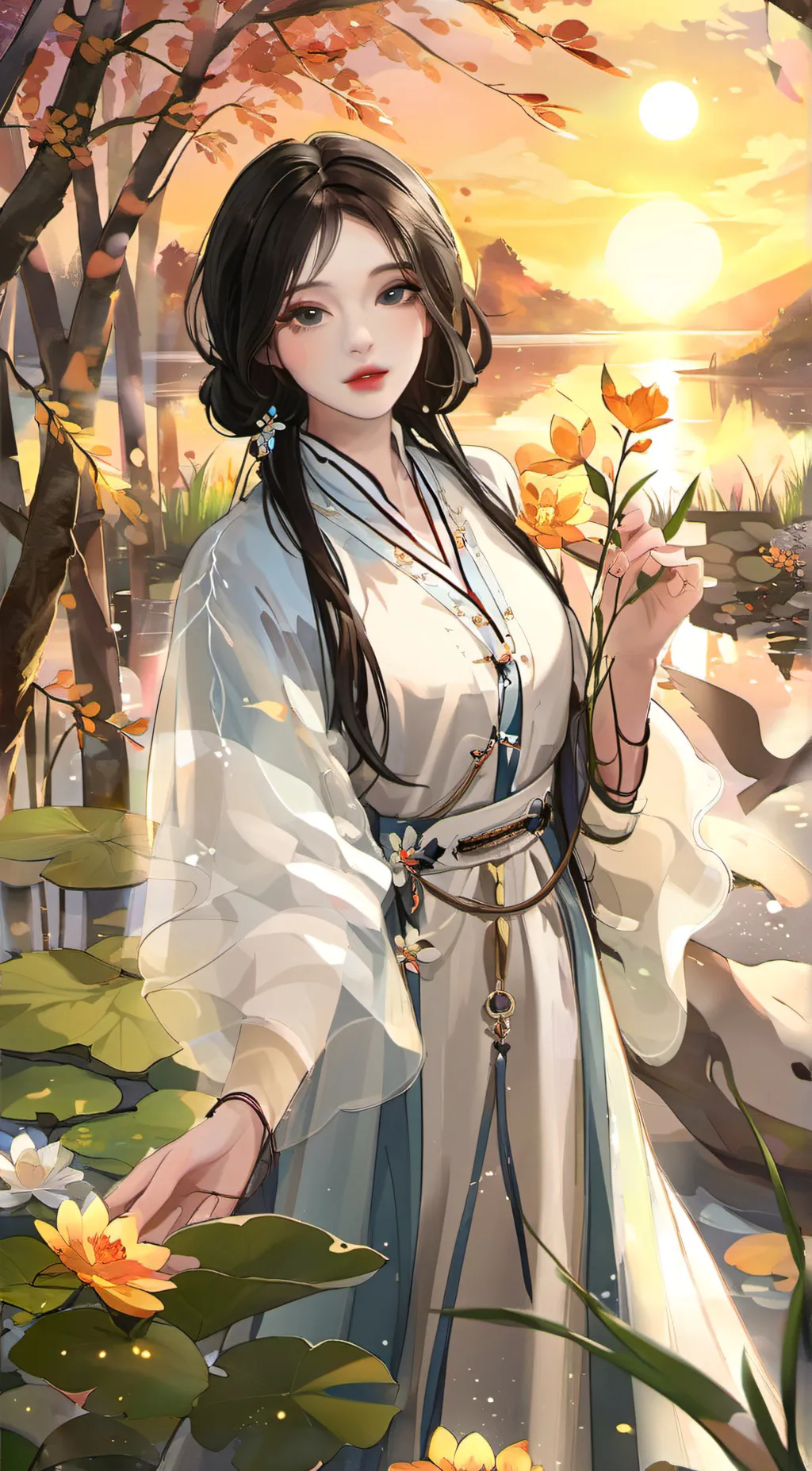 ai character: marie background