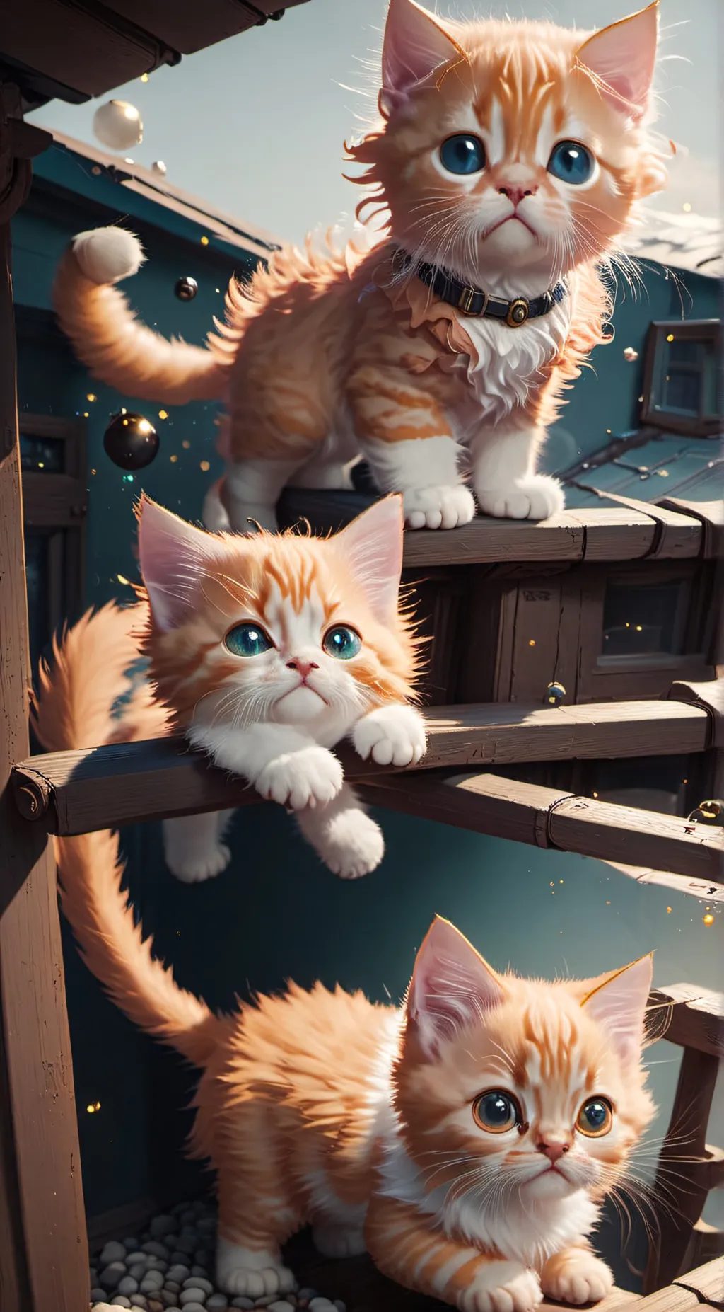 ai character: lost kitten background