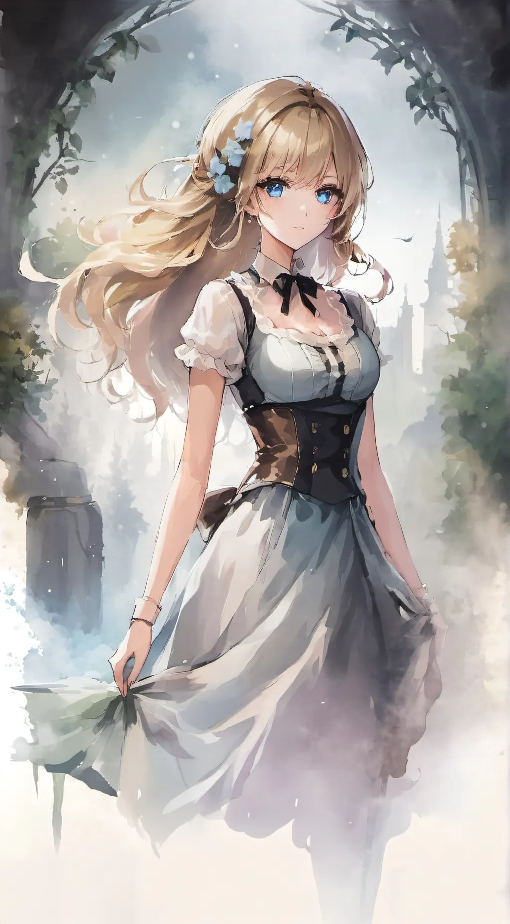 ai character: zoey background