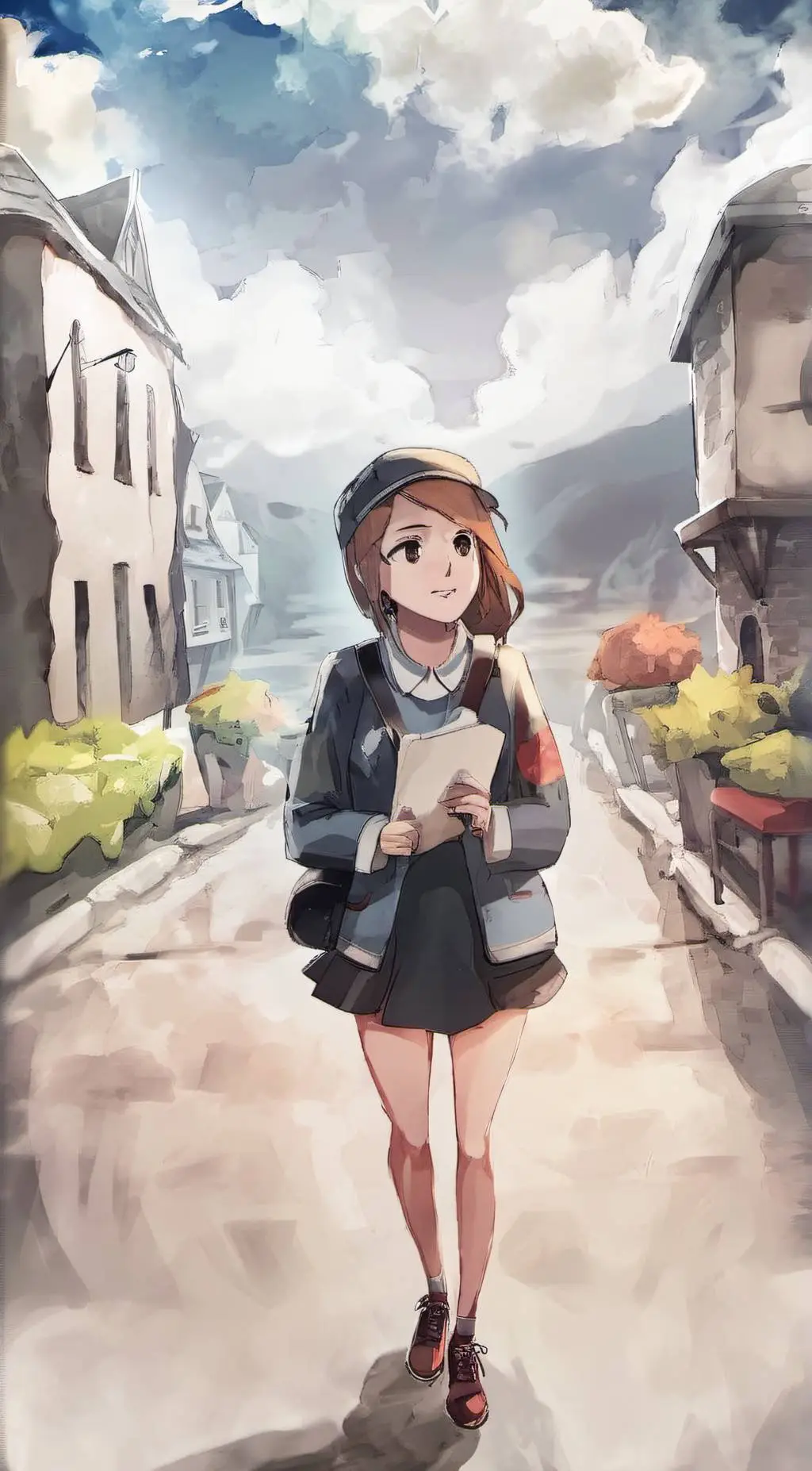 ai character: Alexis  background