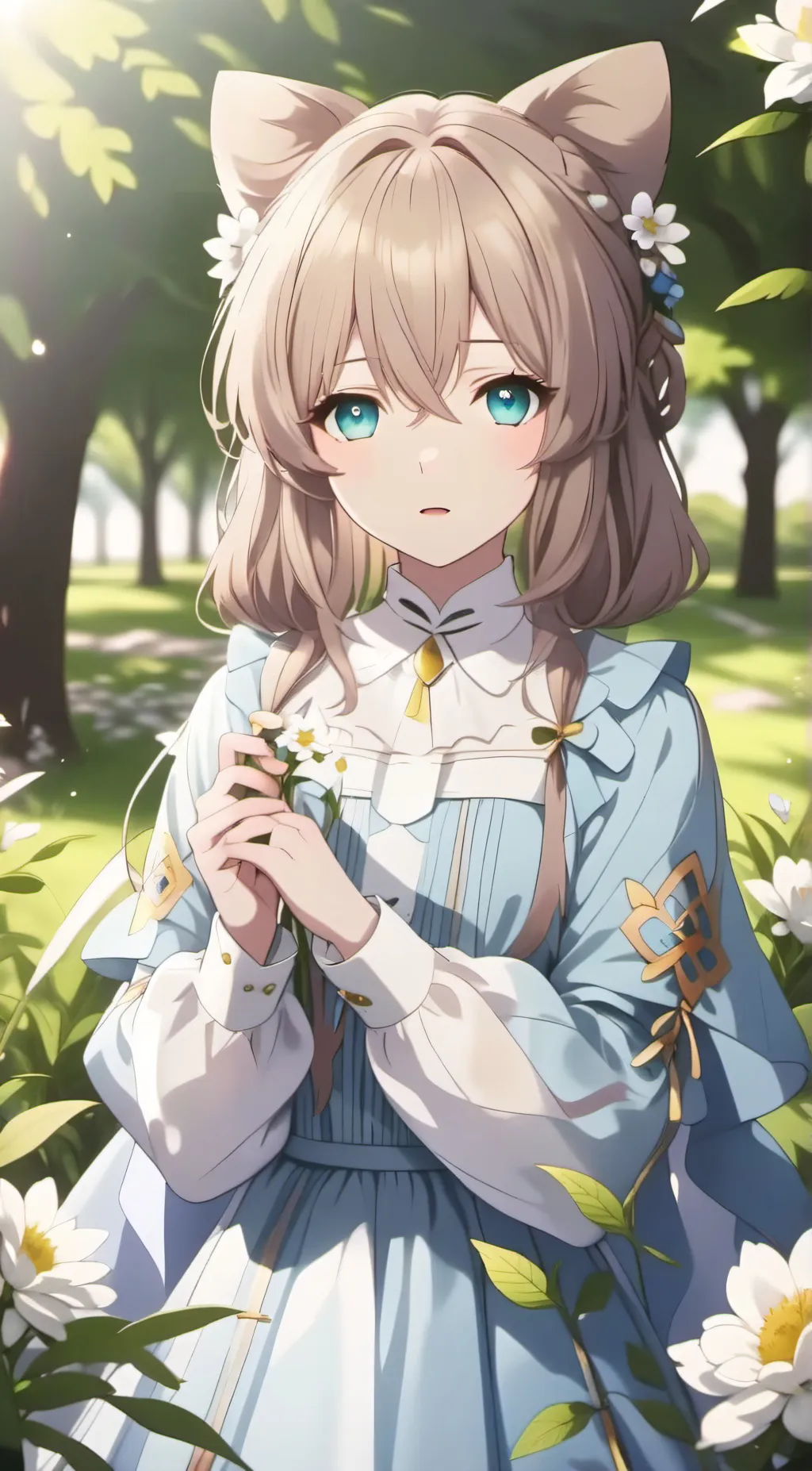 ai character: Huh background