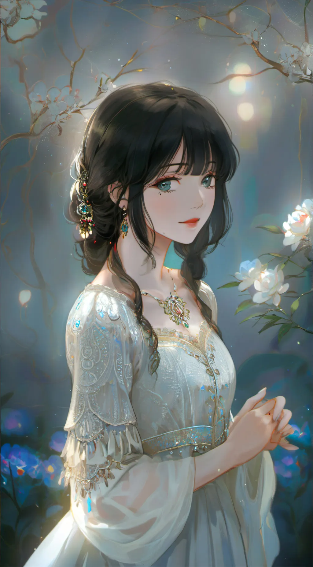 ai character: mary angela background