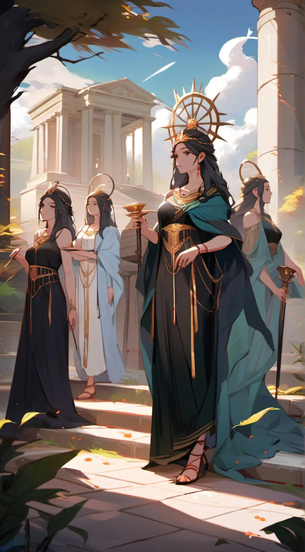 ai character: half blood camp background