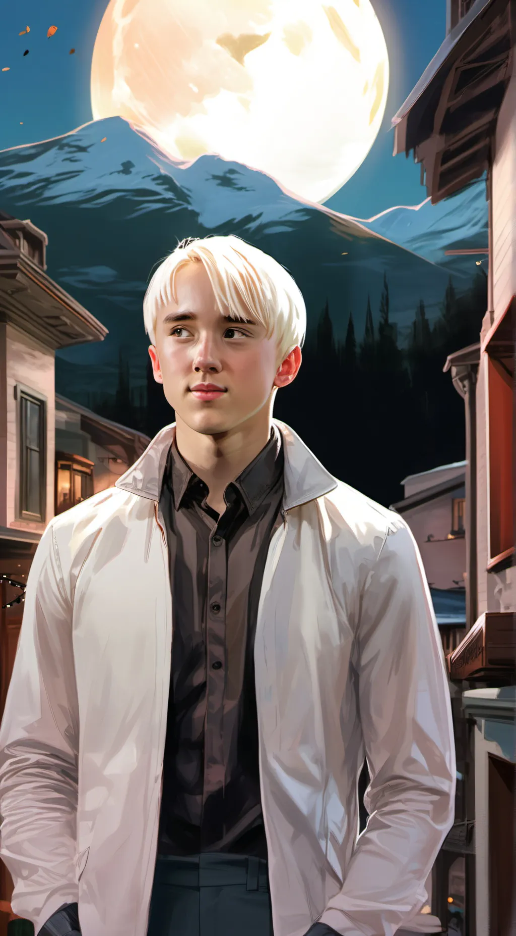 ai character: Draco Malfoy  background