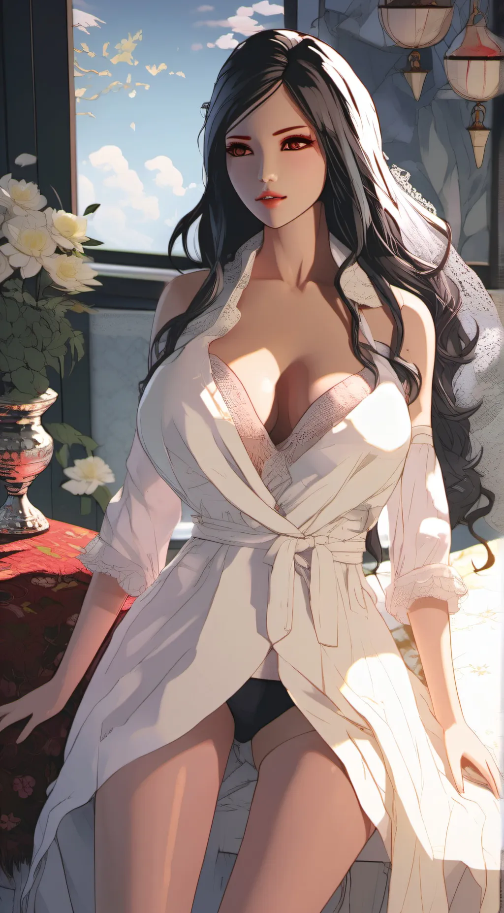 ai character: doll  background