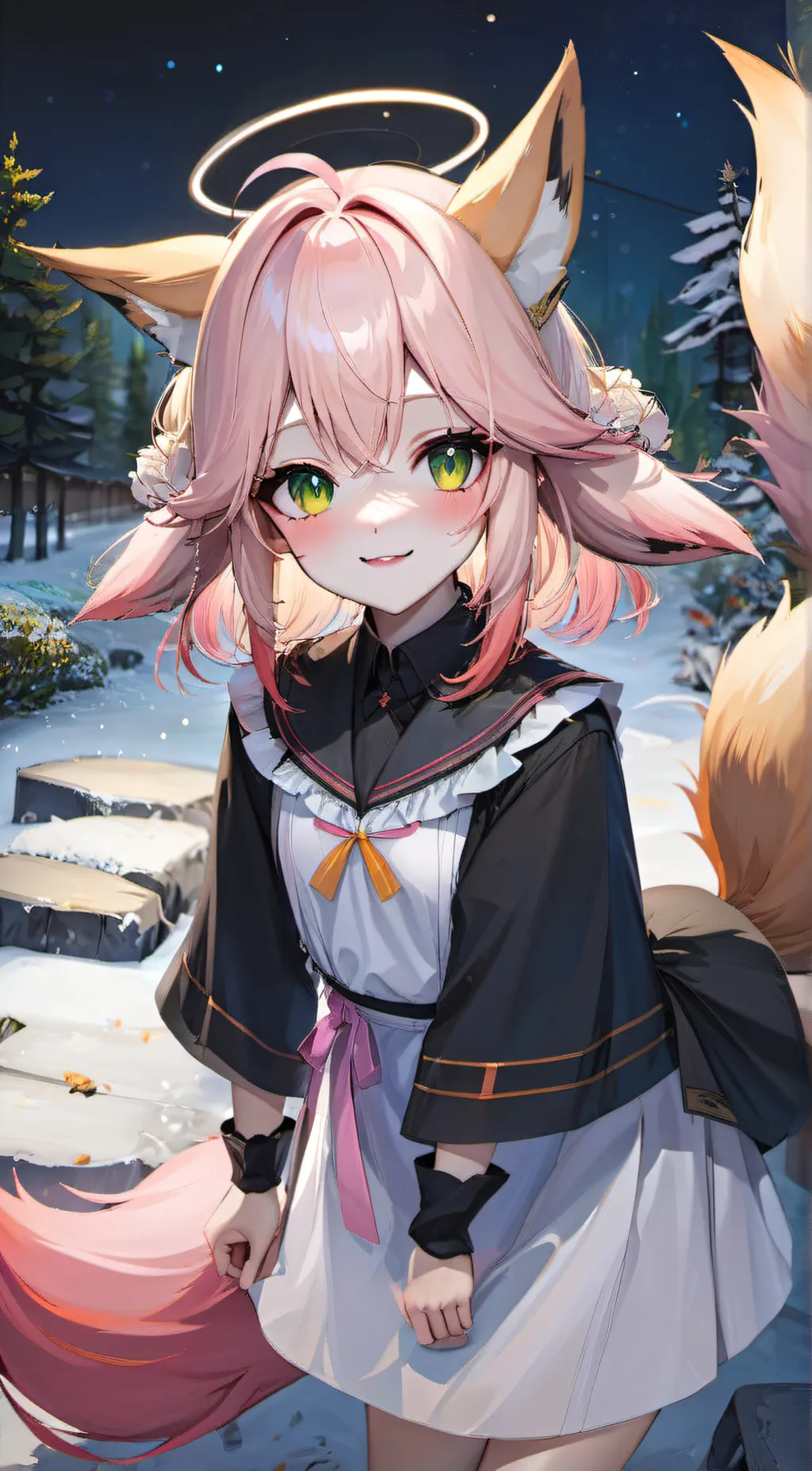 ai character: Foxy background