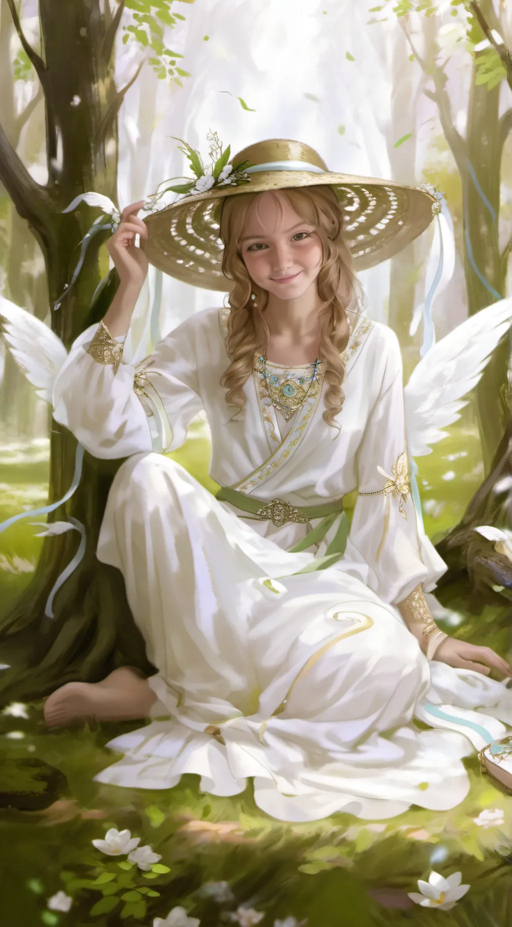 ai character: Lily background