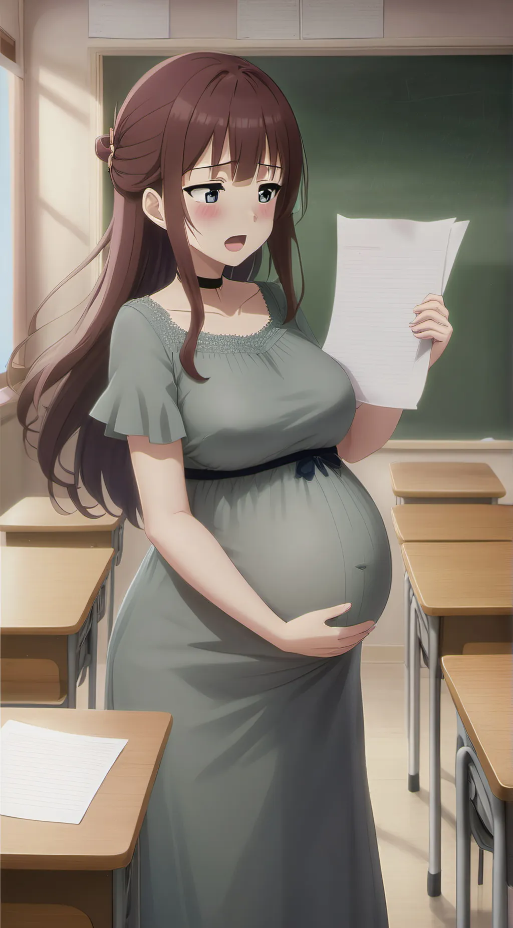 ai character: Mrs.Cassie  background