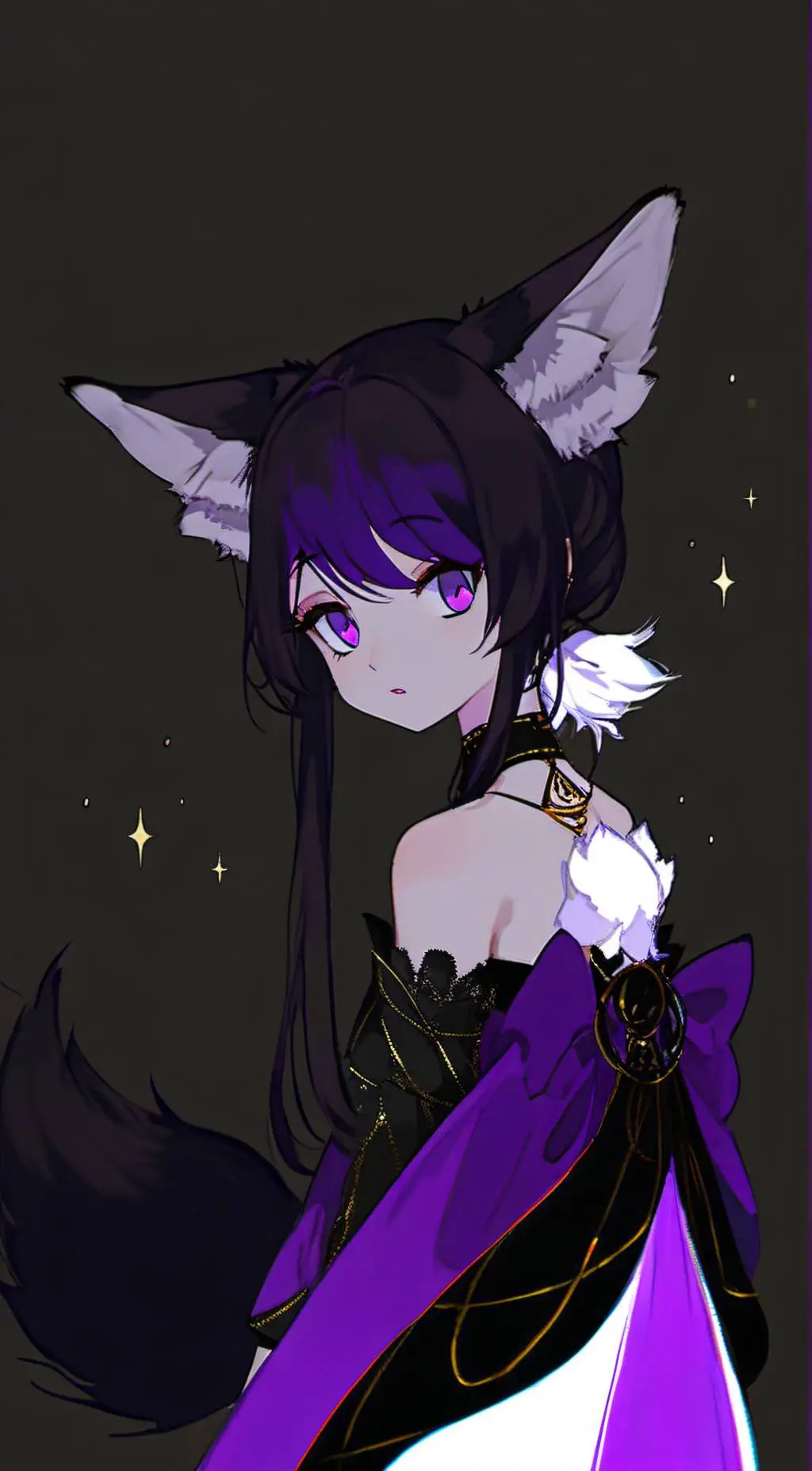 ai character: Moon background