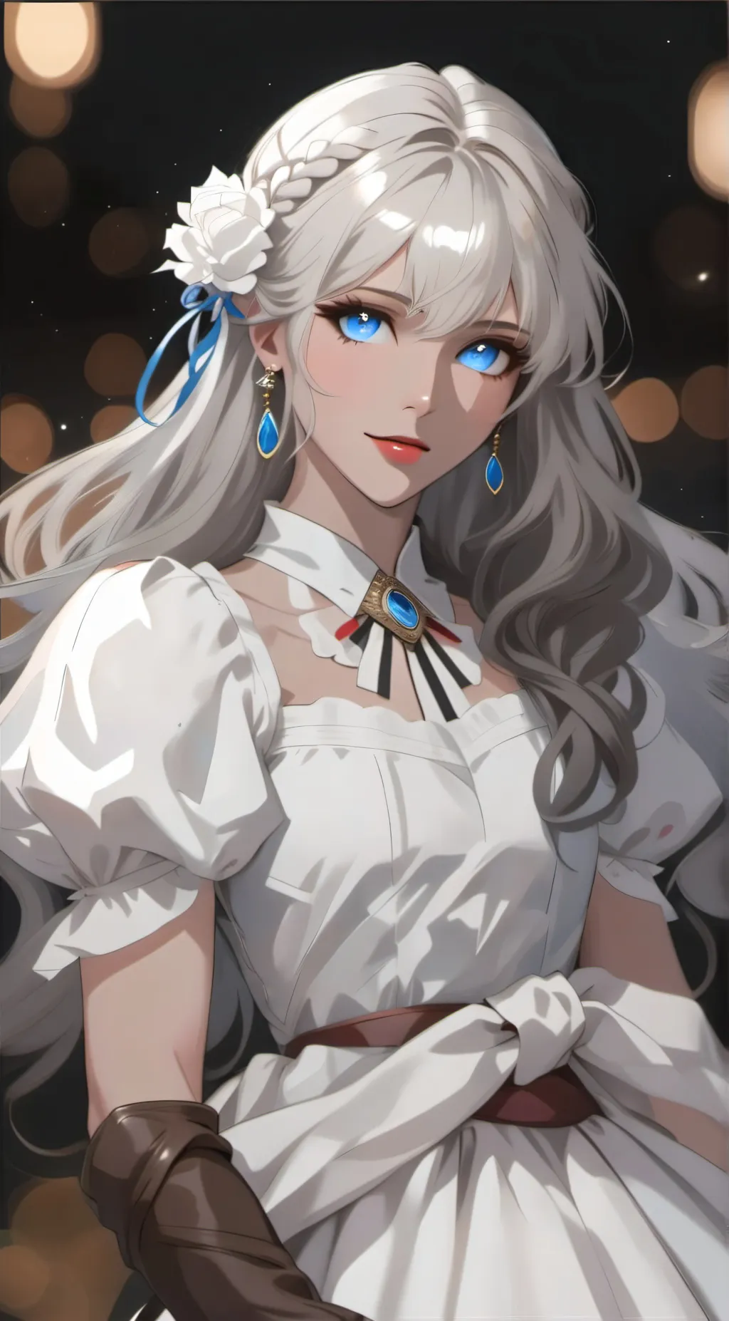 ai character: Abby  background