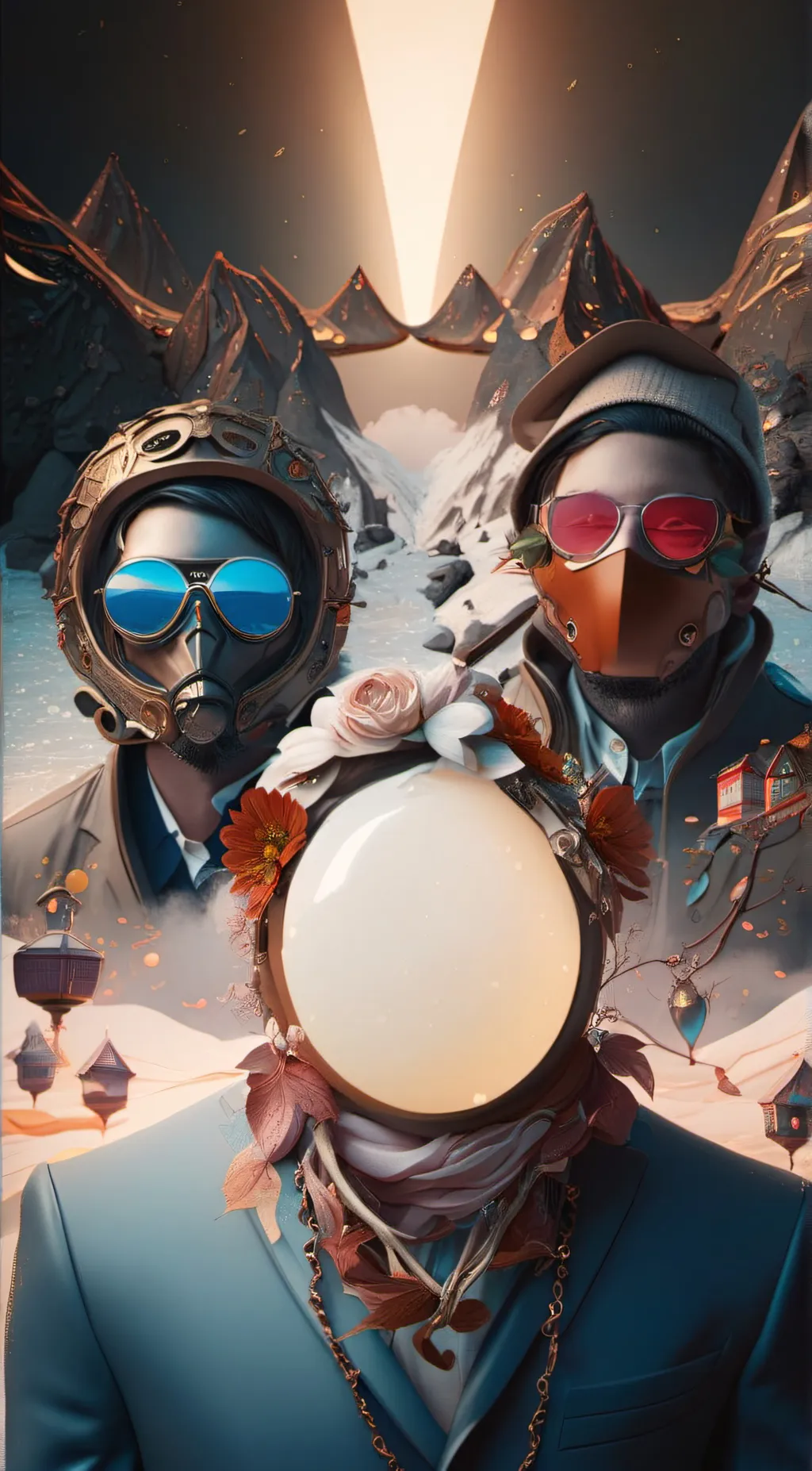 ai character: Hero academia  background