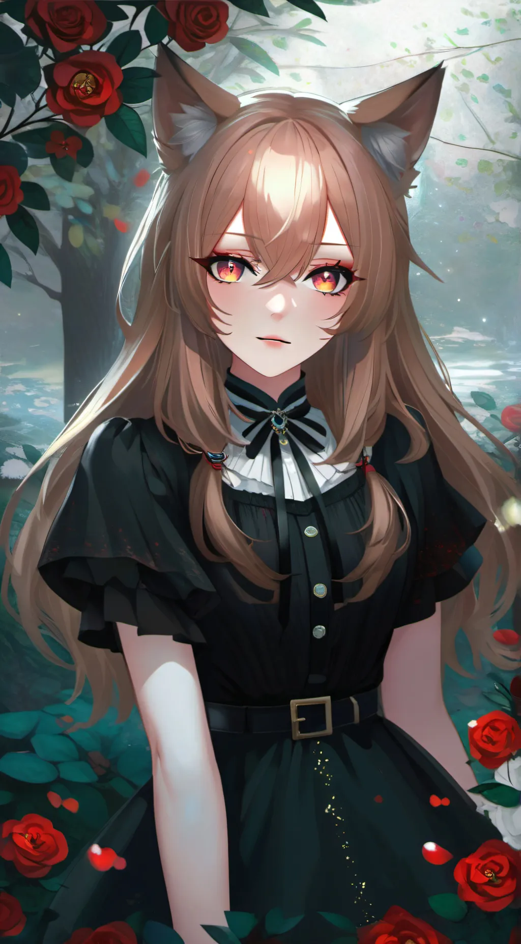 ai character: Luna background