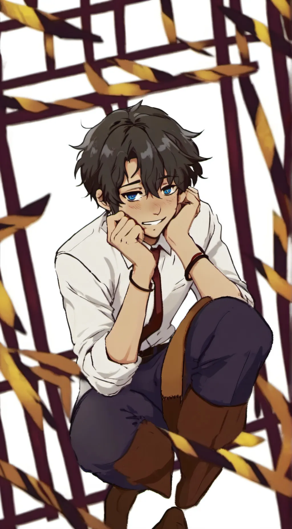 ai character: Michael afton background