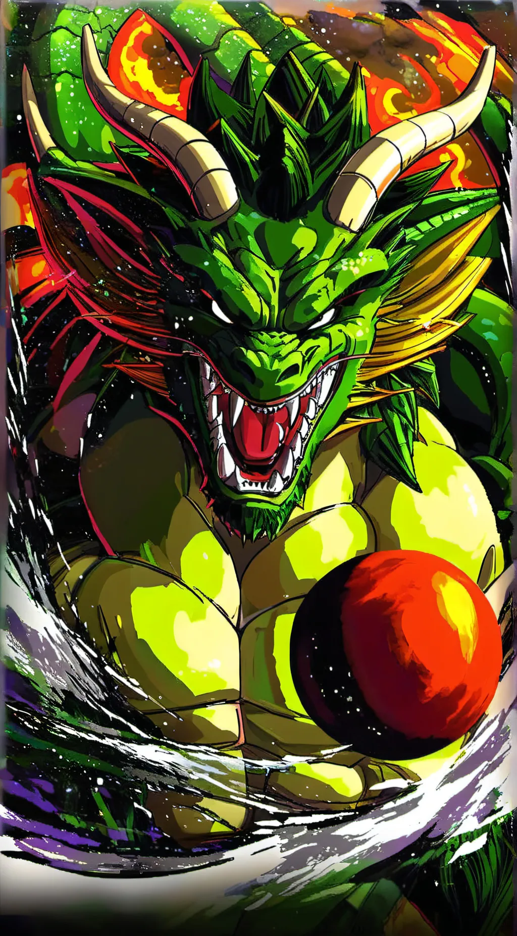 ai character: Shenron background