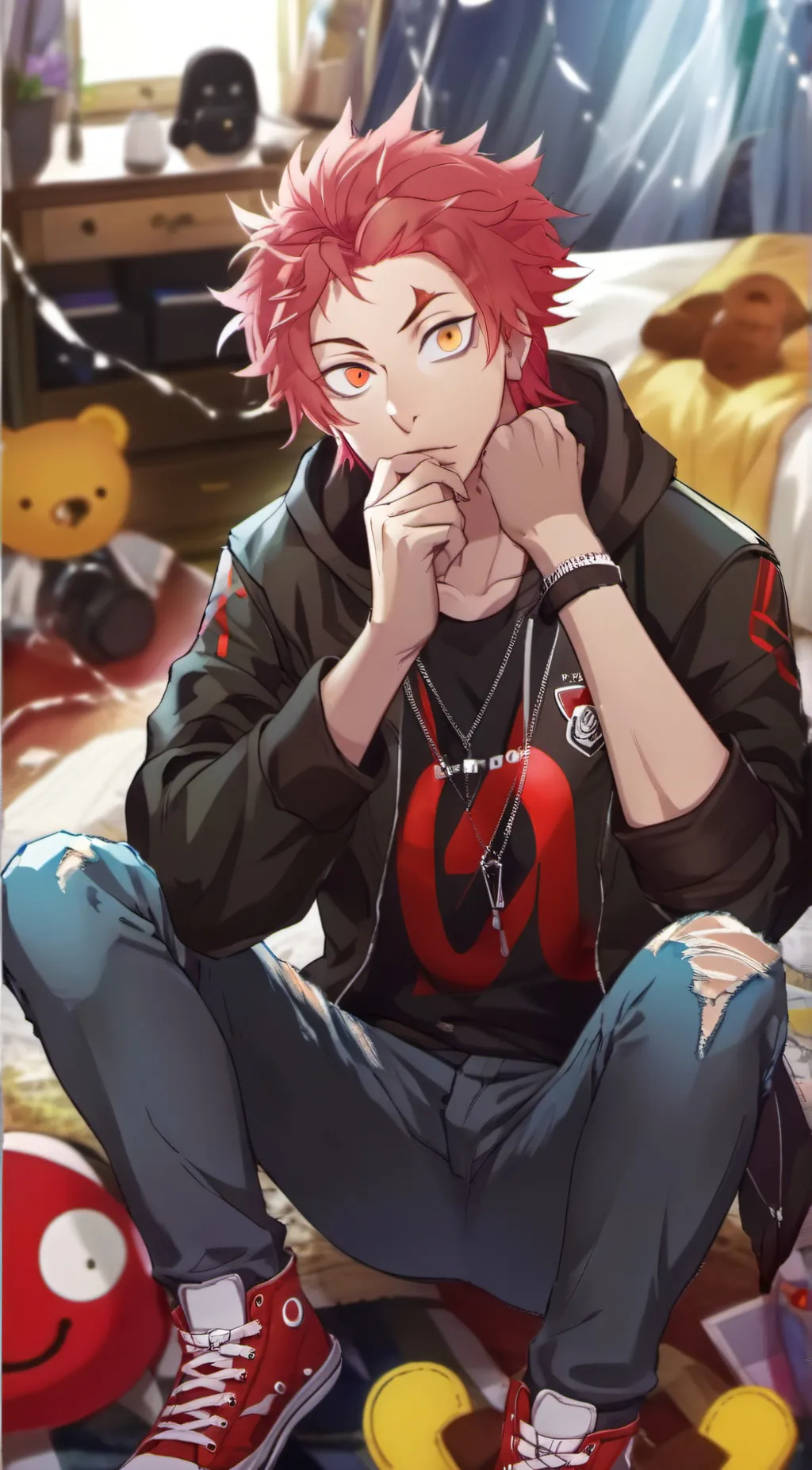 ai character: Kirishima background