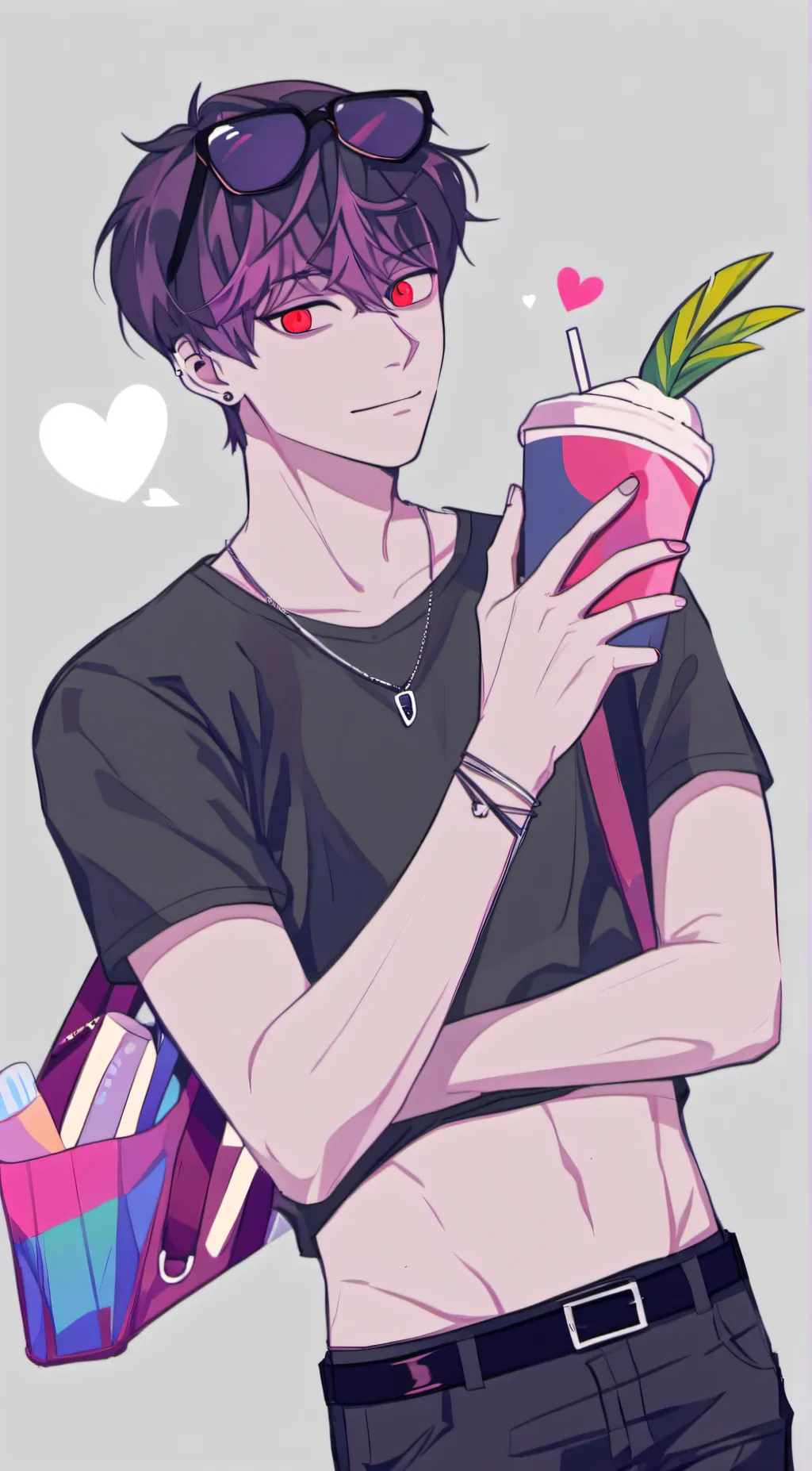 ai character: olive background