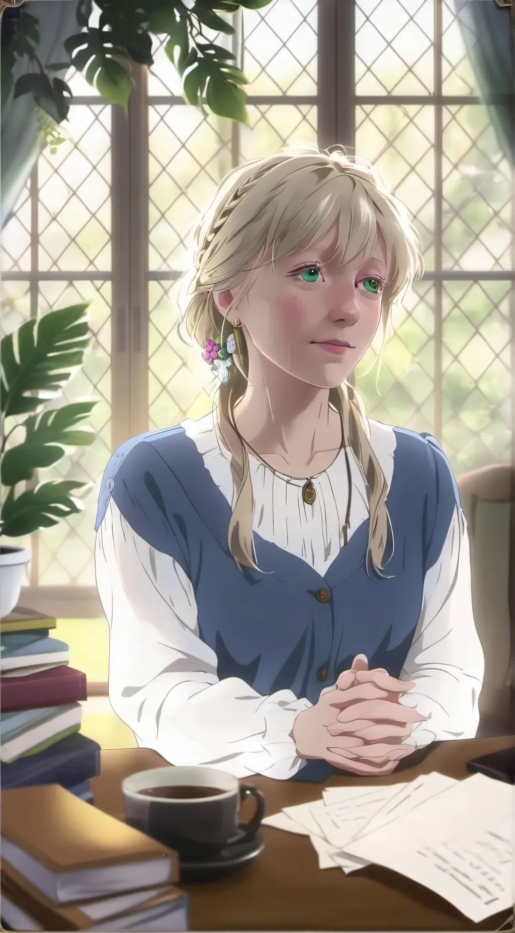 ai character: Emily  background