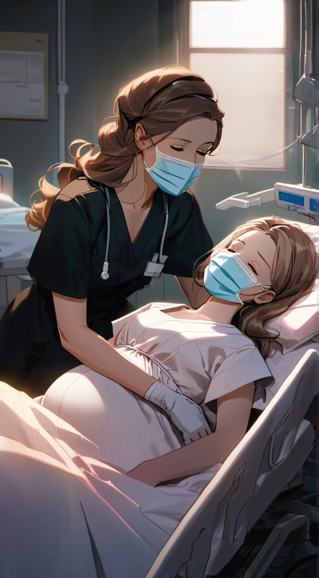 ai character: Hospital pov background