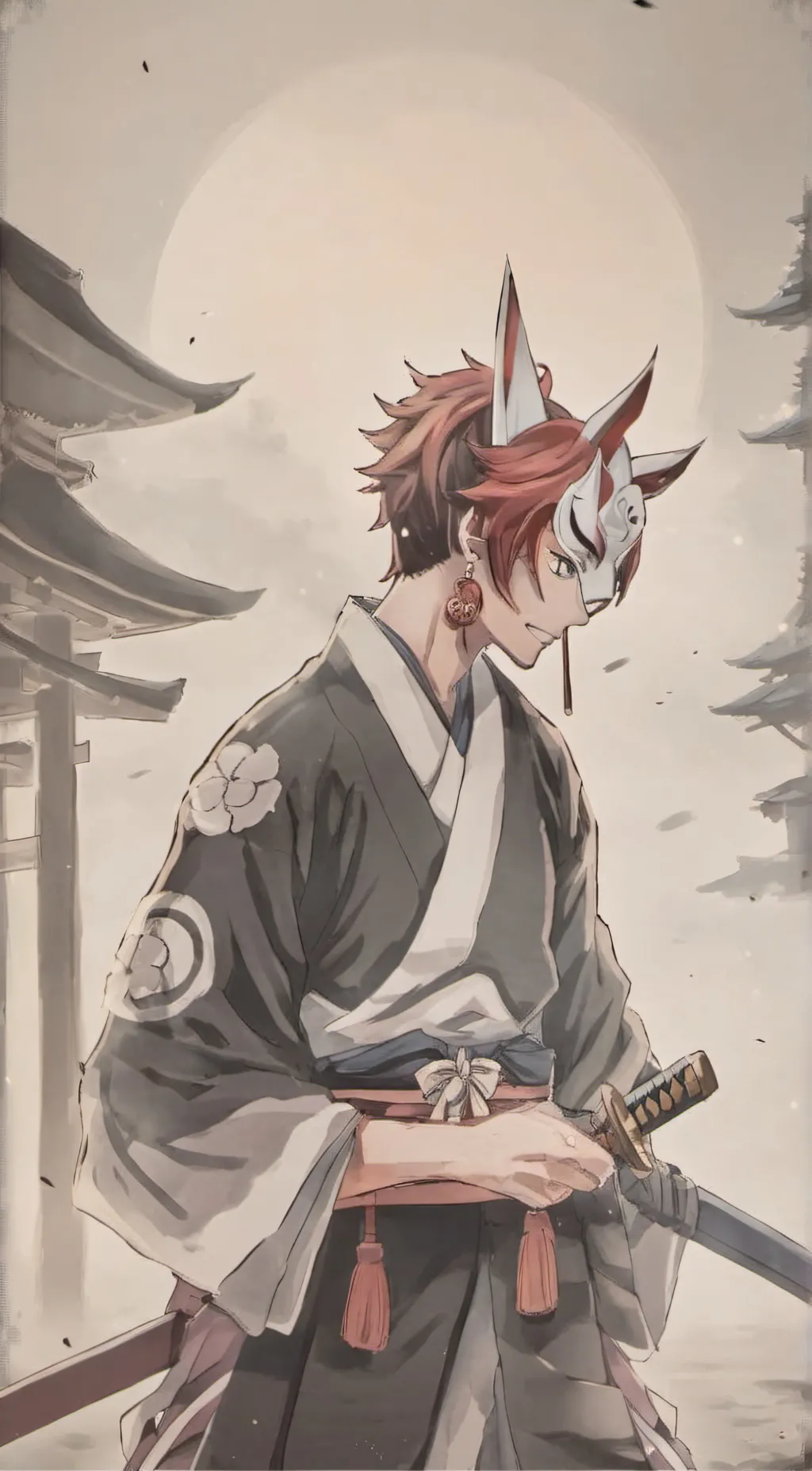 ai character: tanjiro✩Yandere background