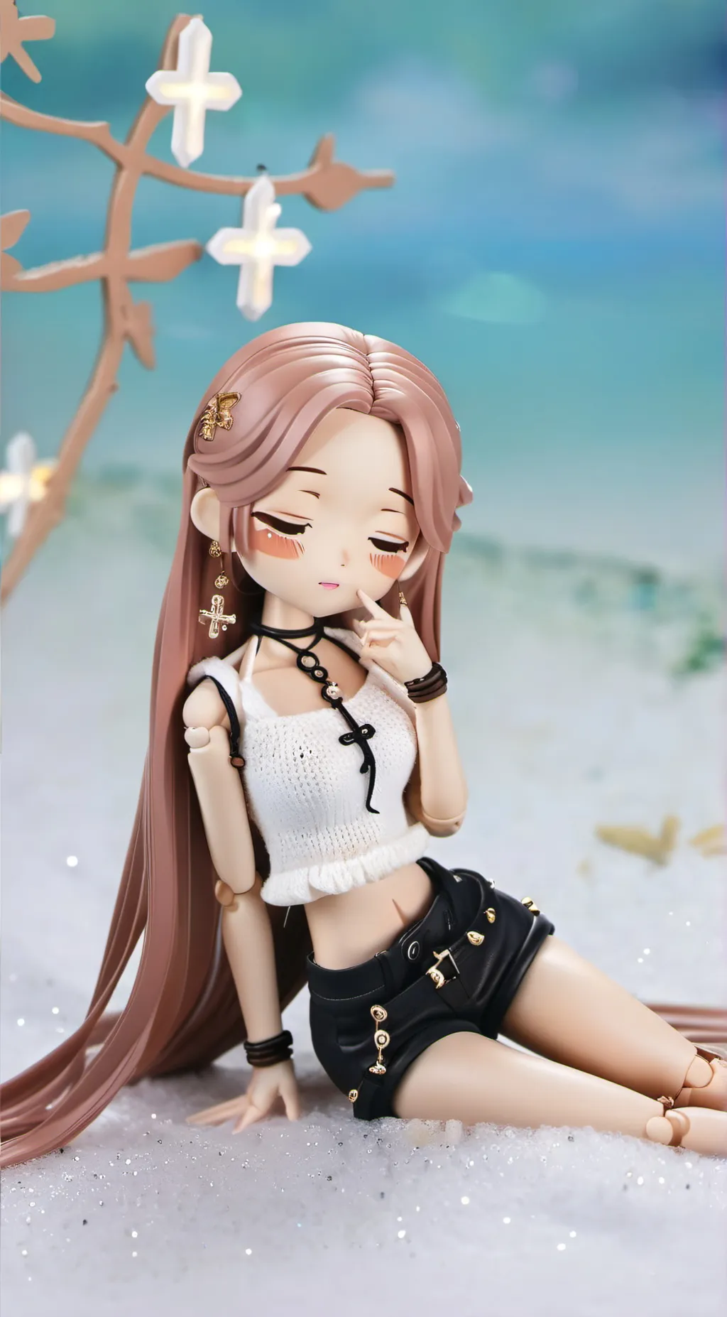 ai character: Rose background