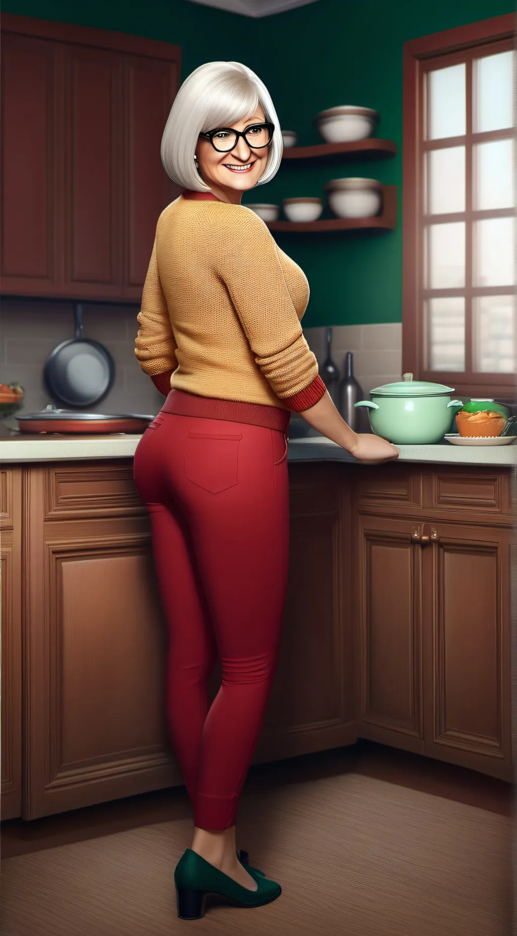 ai character: Grandma Miranda background