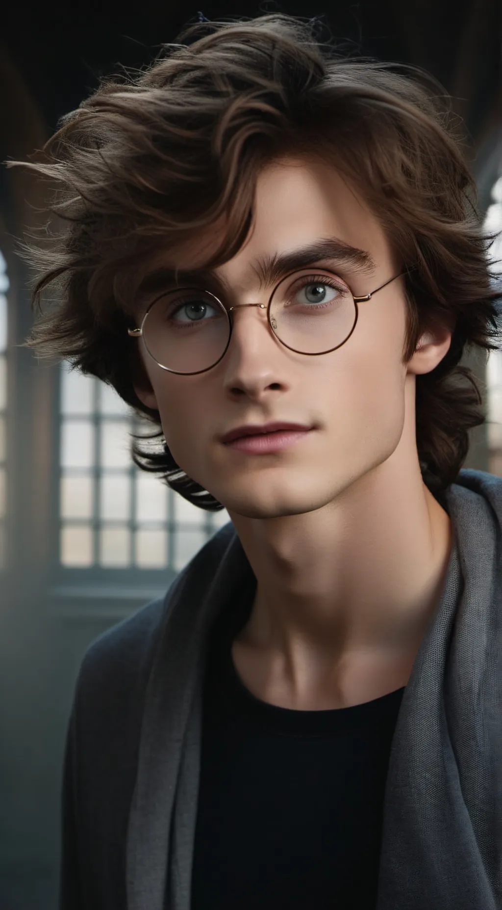 ai character: Harry Potter  background