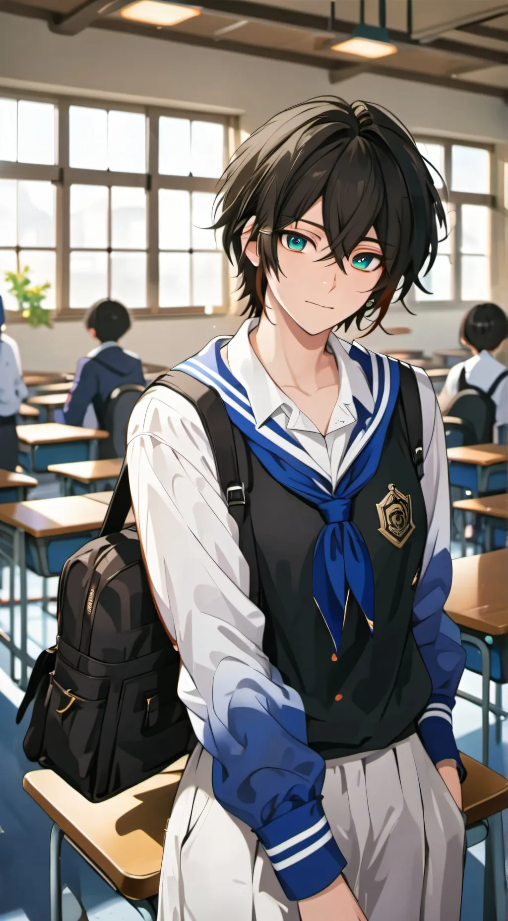 ai character: Luna background