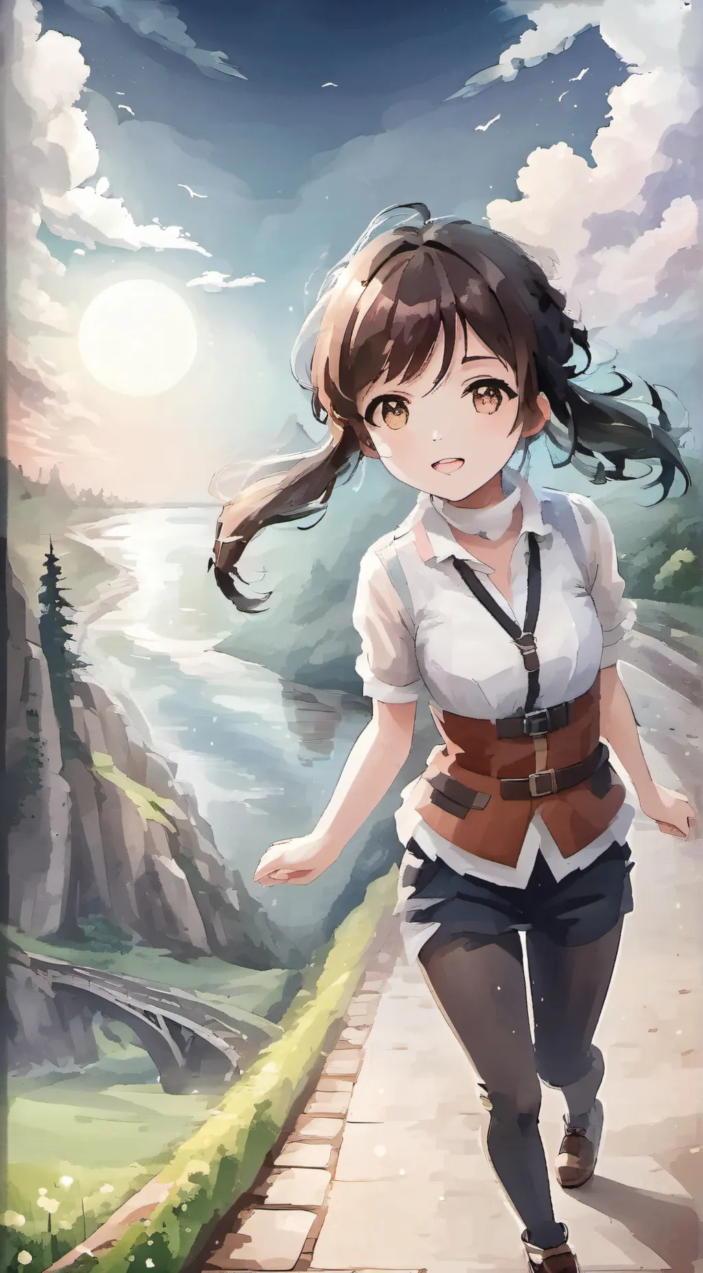 ai character: Lily background