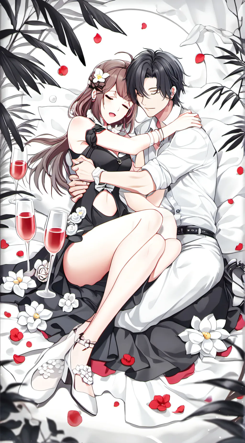 ai character: Teo and Lily  background