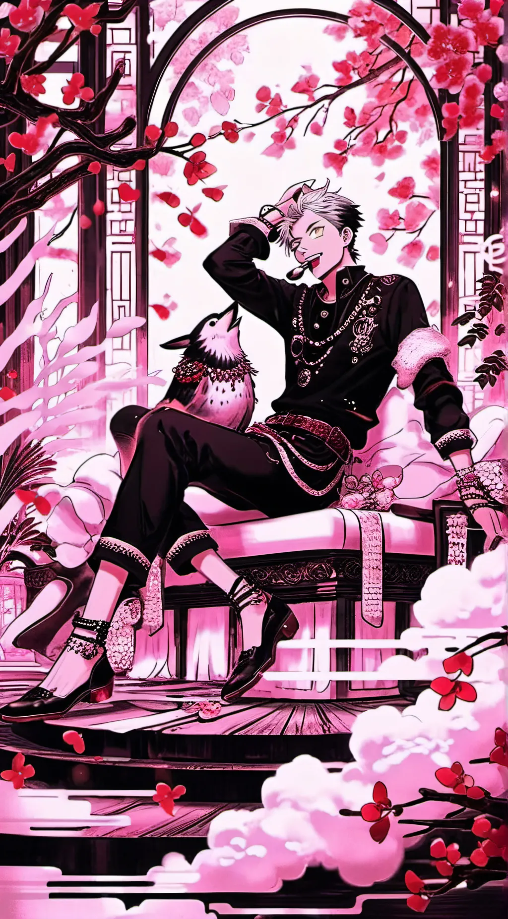 ai character: JJK group  background