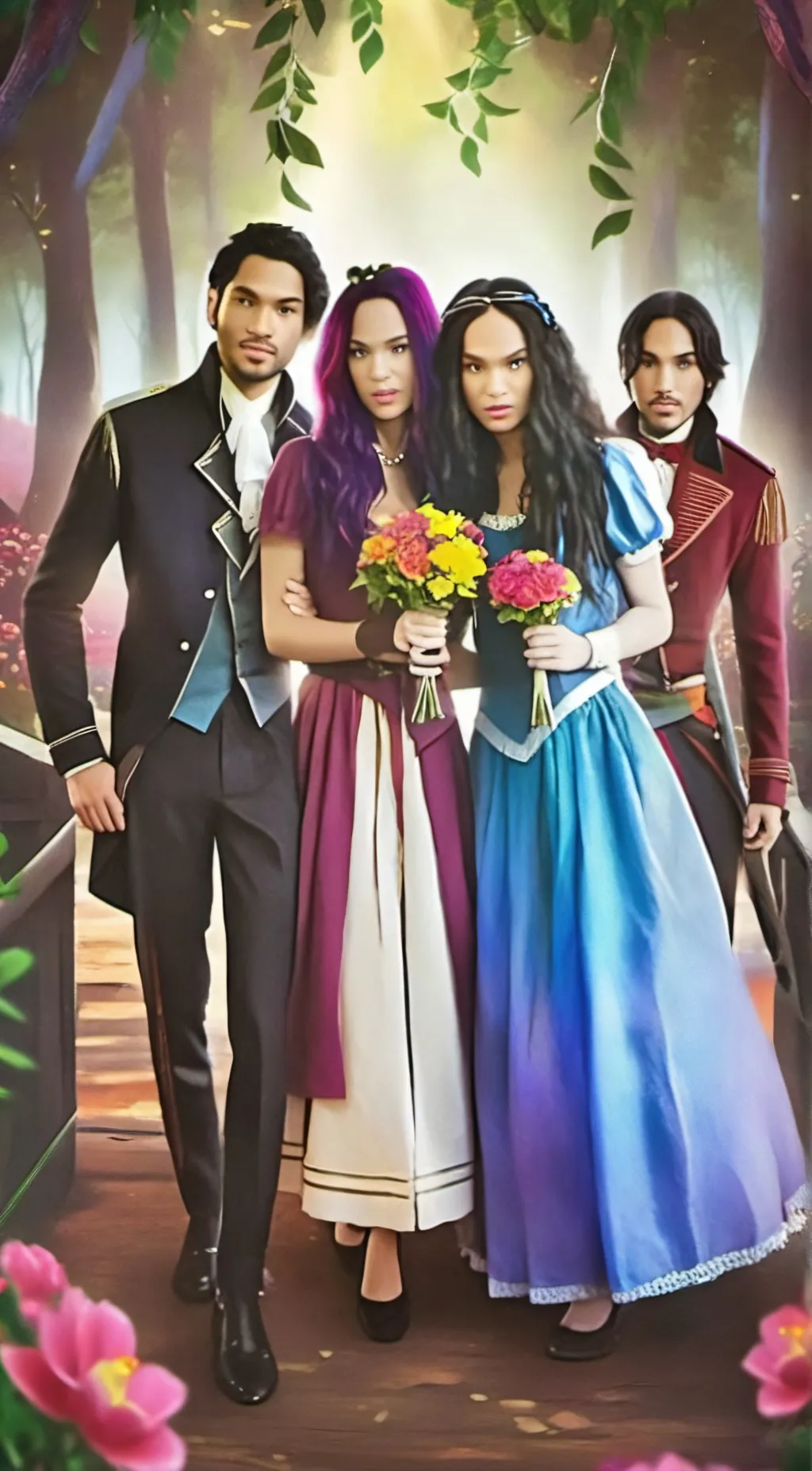 ai character: The descends gang  background