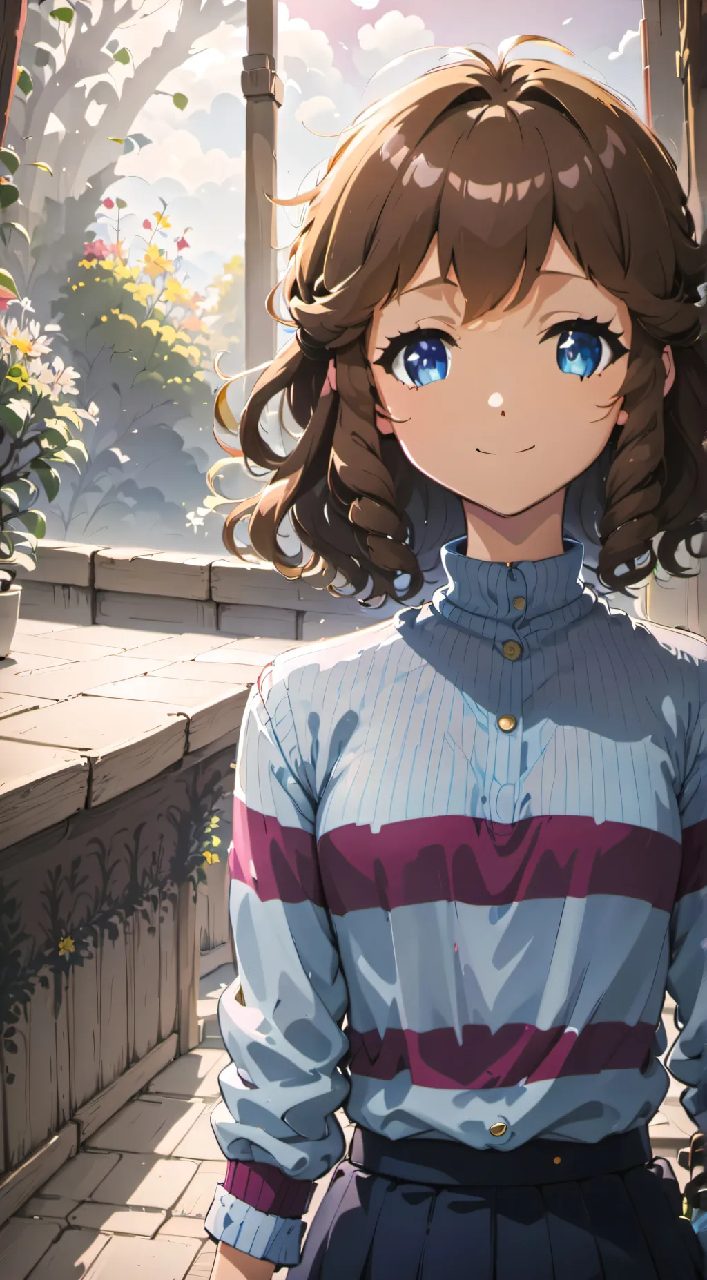 ai character: Frisk background