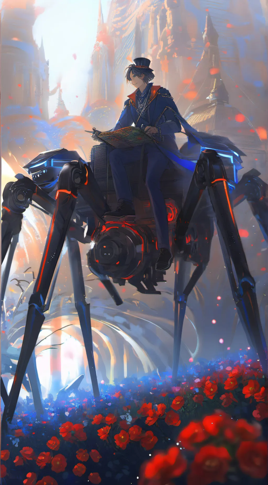 ai character: choo choo Charles background