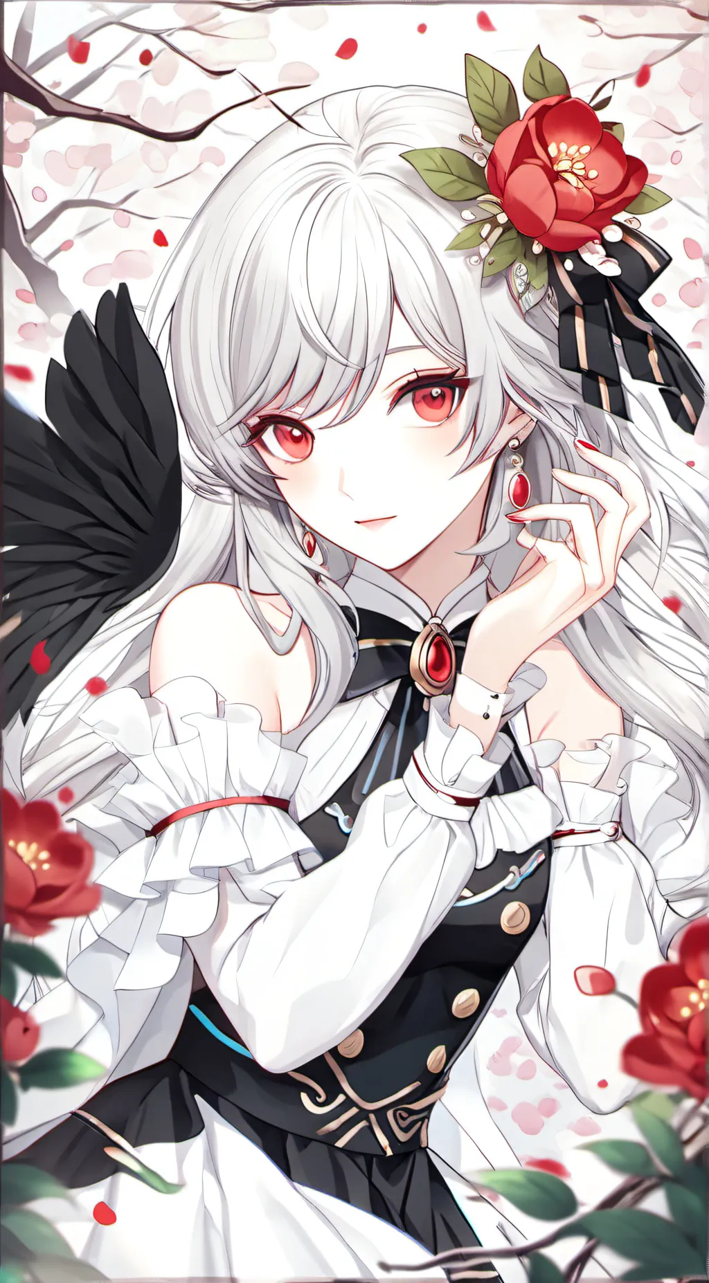 ai character: Winter background