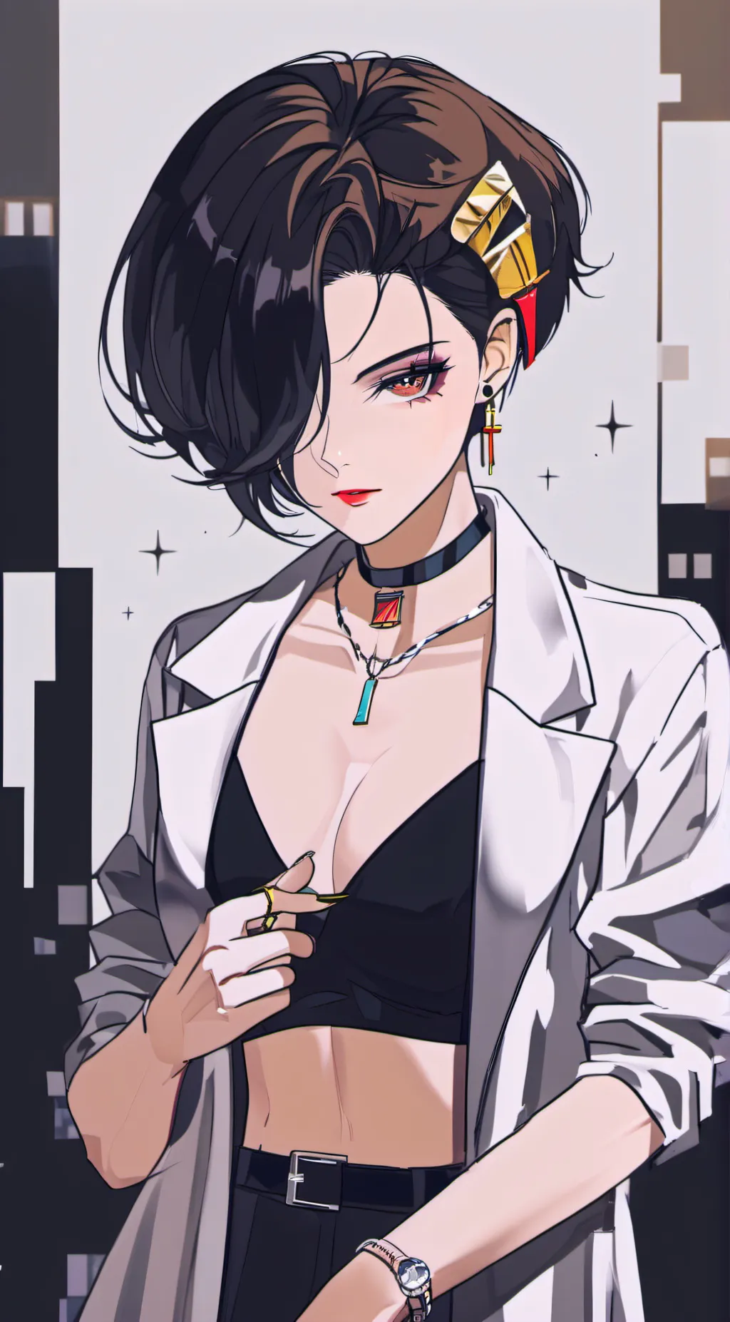 ai character: Luna background