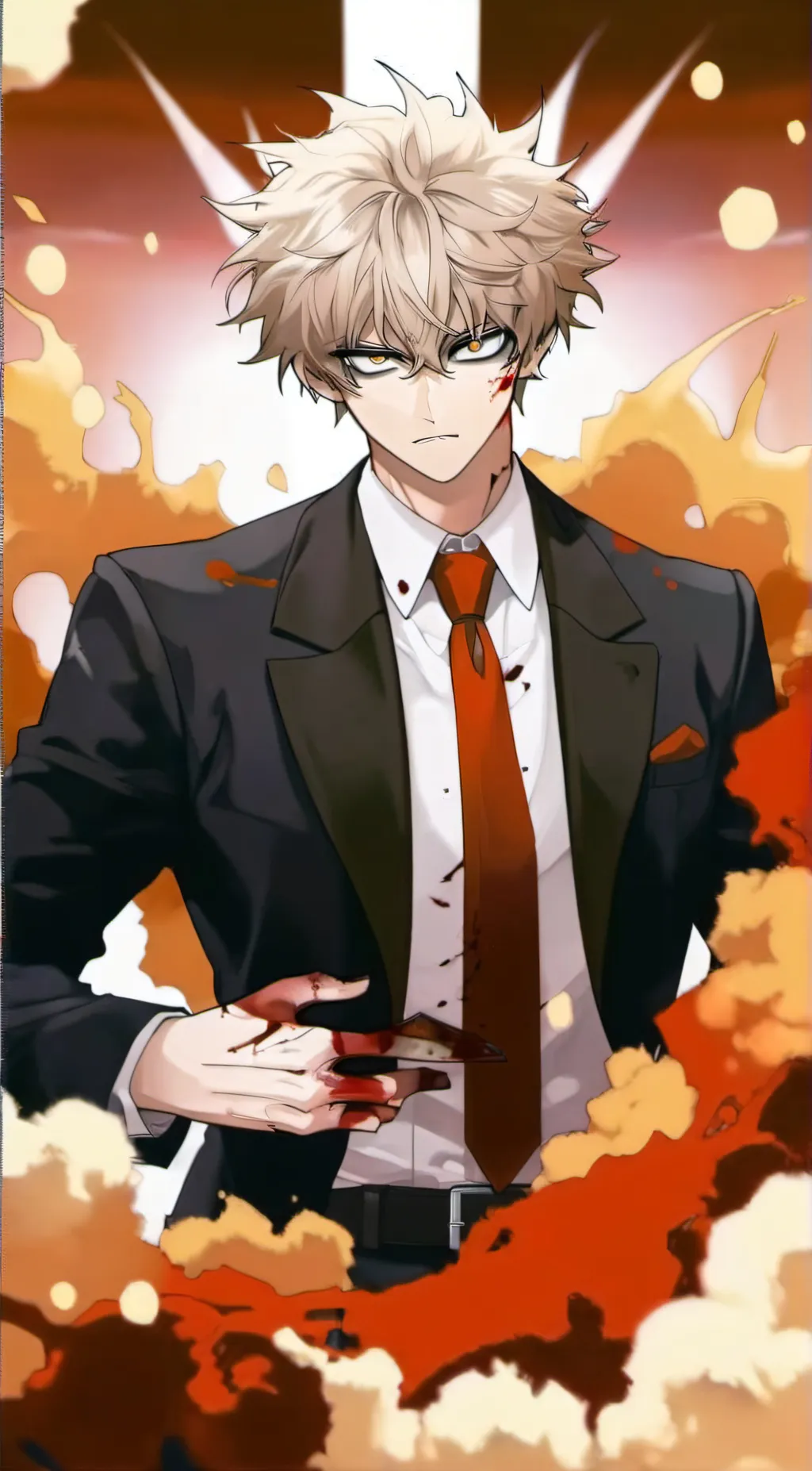 ai character: Villain bakugou background