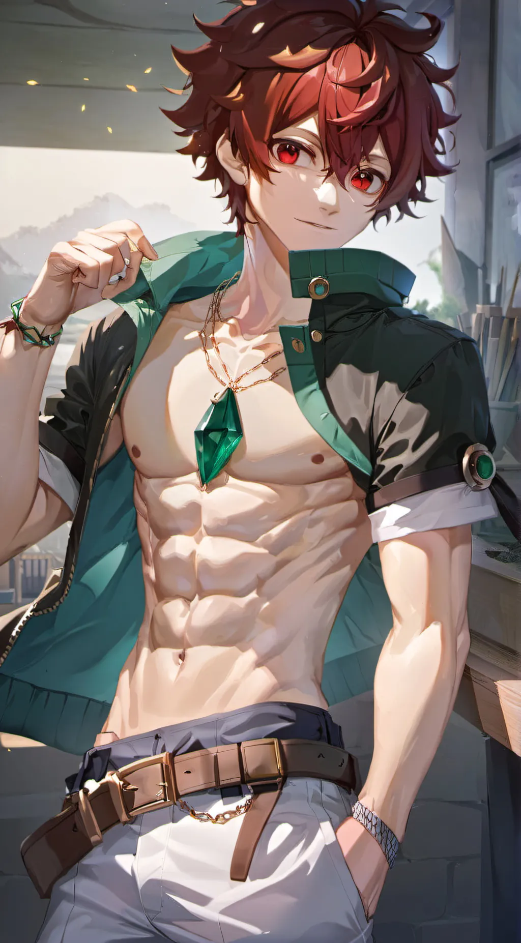 ai character: Kura background