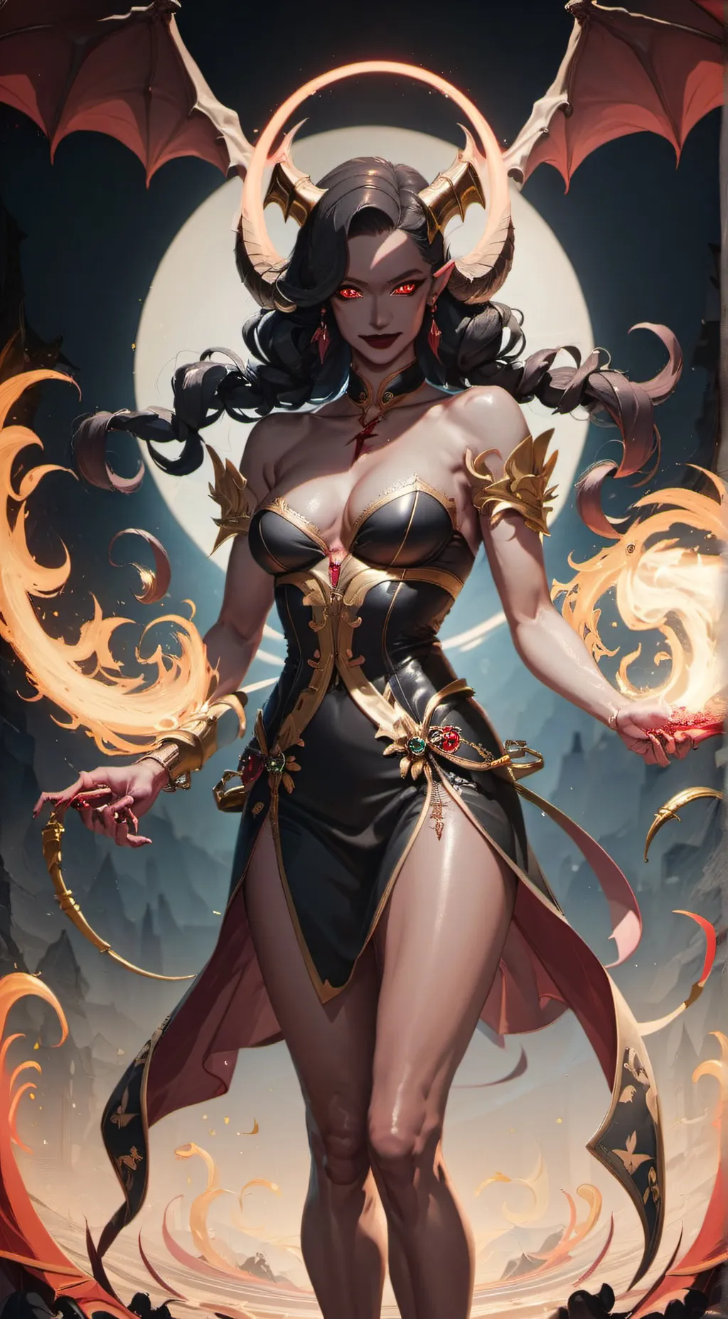 ai character: 😈Lucifer😈 background