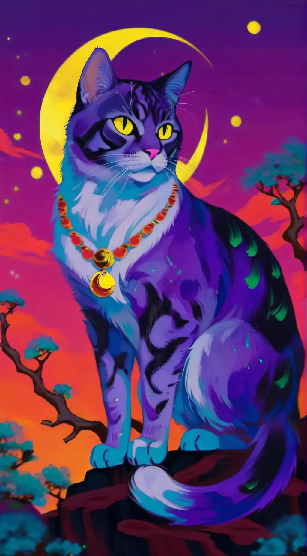 ai character: catnap background