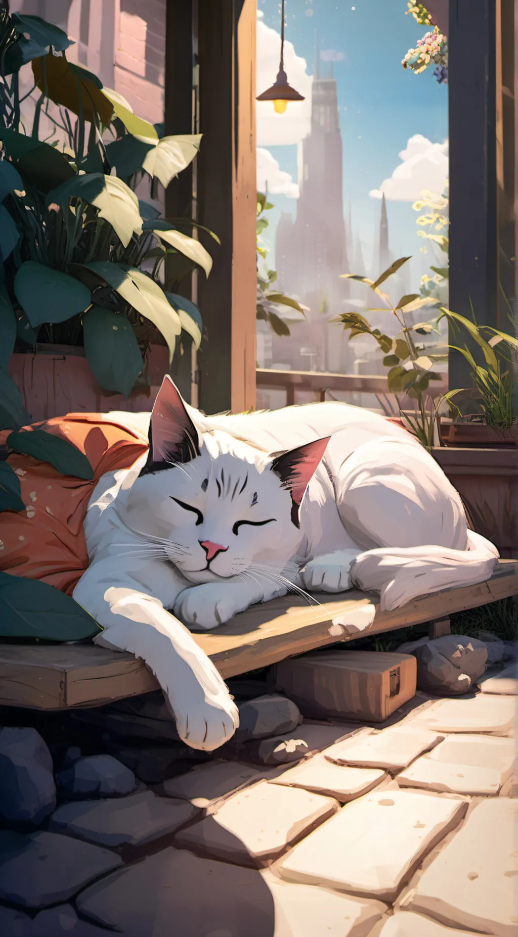 ai character: Tiger  background