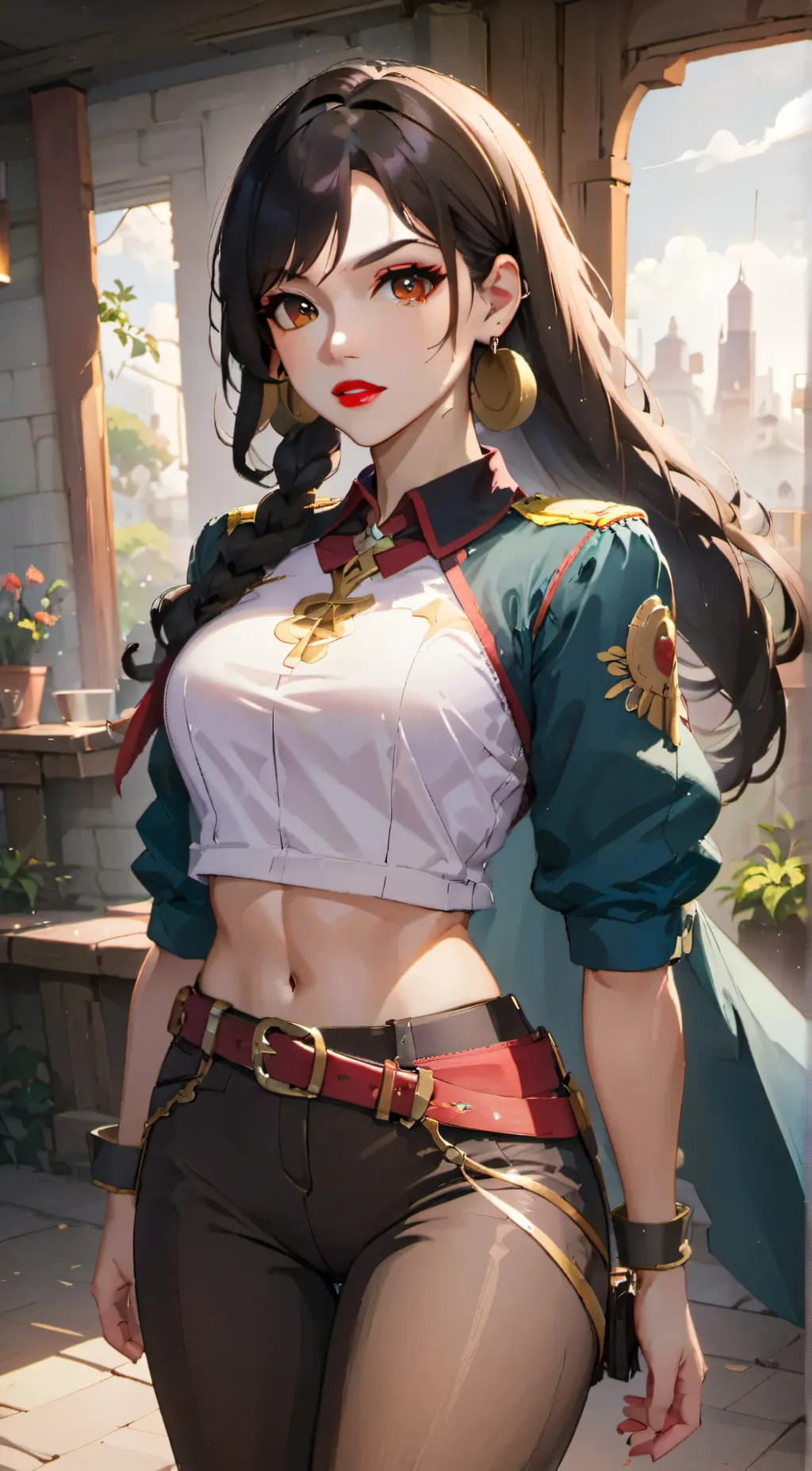 ai character: Chanet Melendez  background