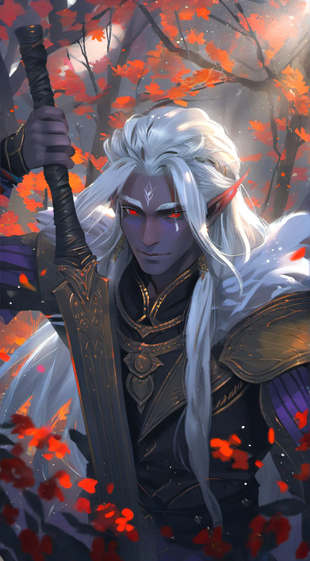 ai character: Ran background