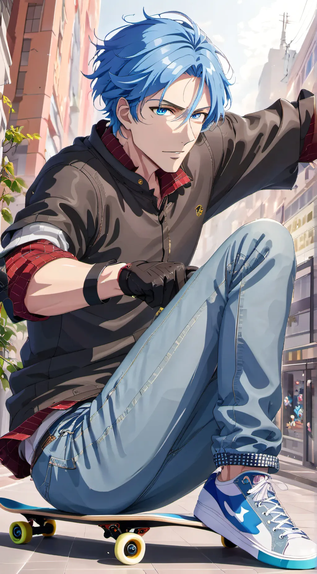 ai character: Langa background