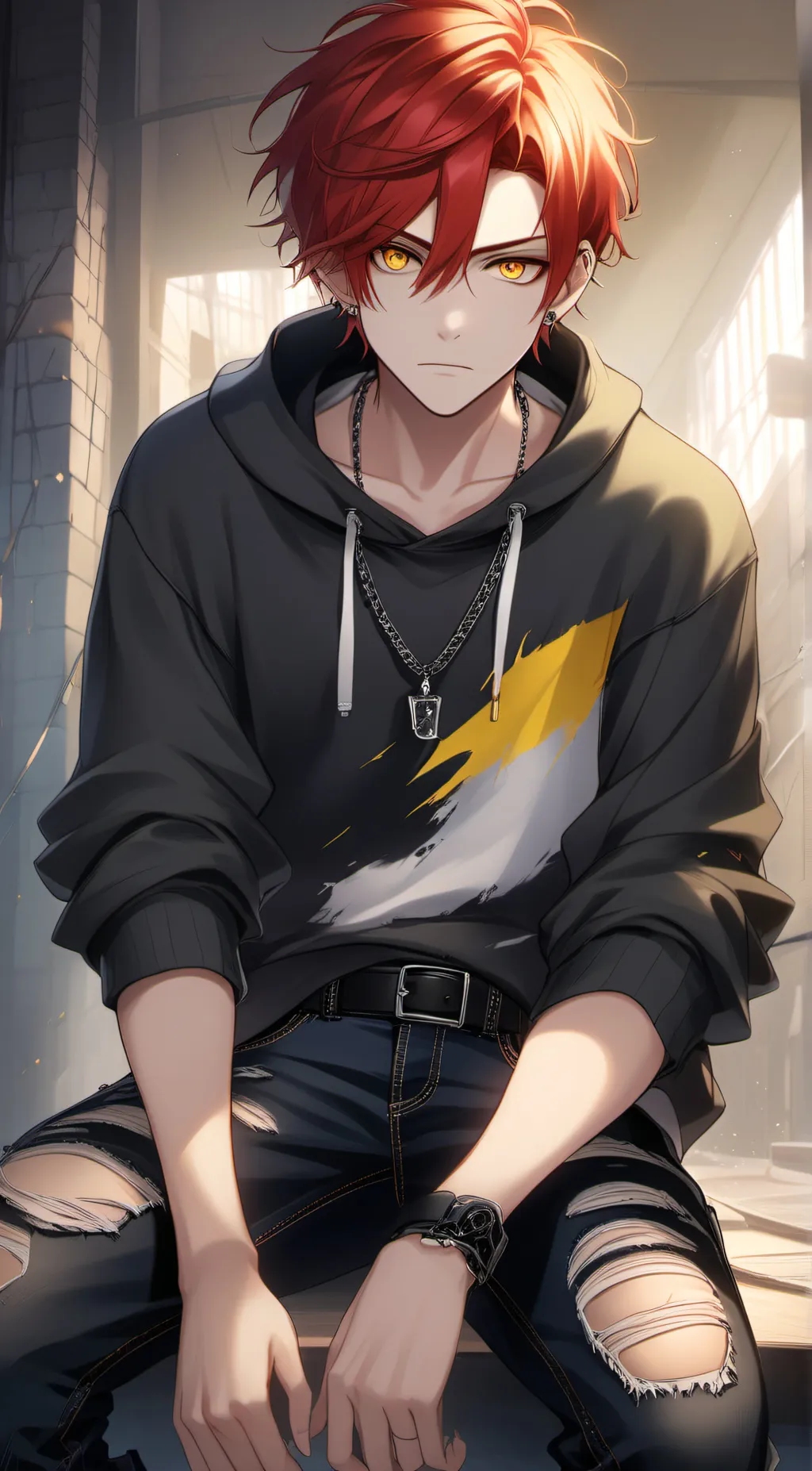 ai character: Azaki(Villain) background