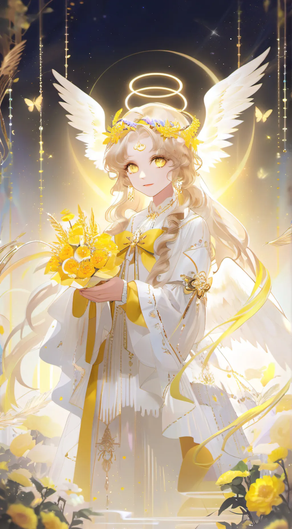 ai character: Divyne 😇 background