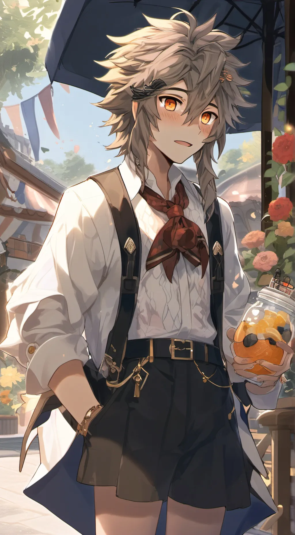 ai character: Jeramia Lion-heart background