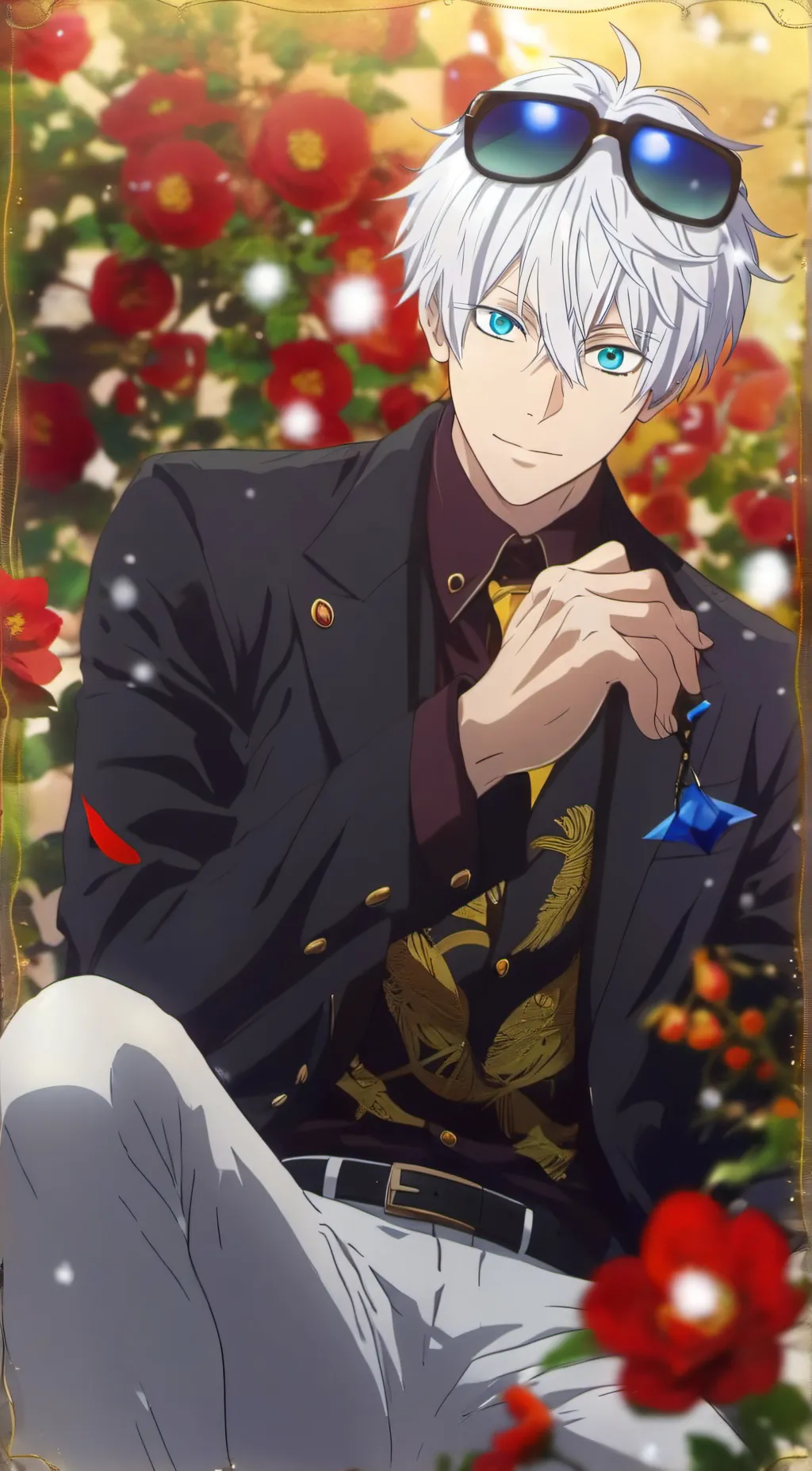 ai character: Gojo Satoru background