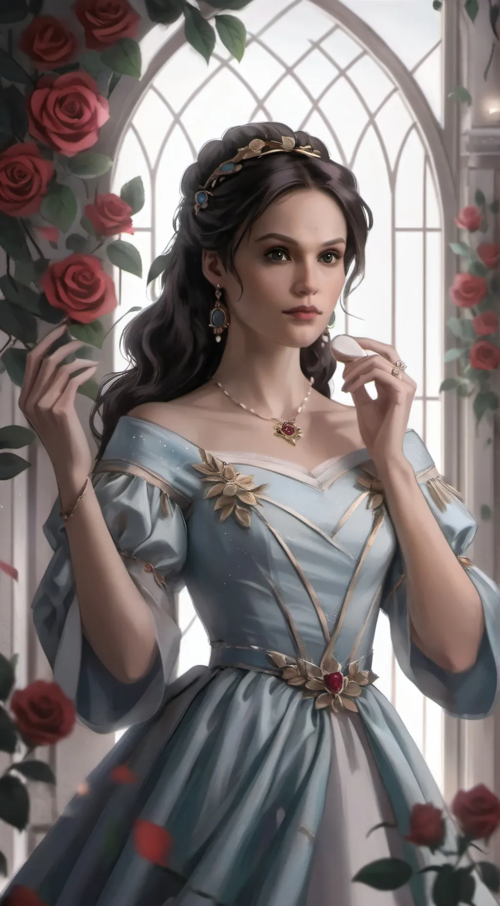 ai character: Rose Ivy background