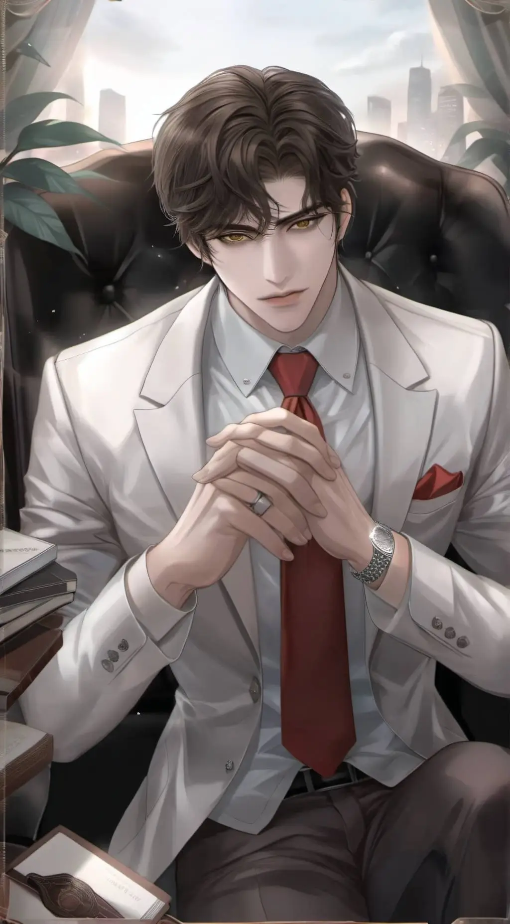 ai character: ⛓️🌑lucas🌑⛓️ background